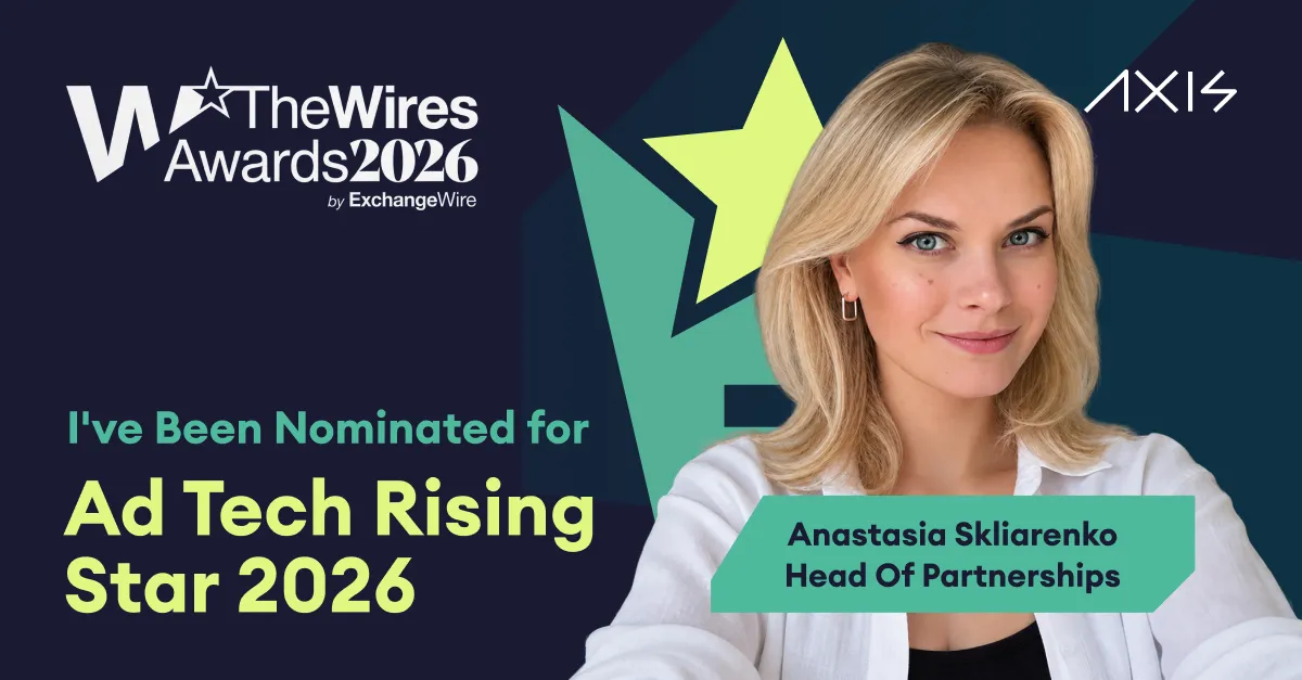 Axis's Anastasia Skliarenko Shortlisted for ExchangeWire's Ad Tech Rising Star 2026